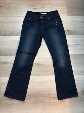Levi’s 529 Curvy Bootcut Jeans Size 30 Dark Wash Stretch Denim